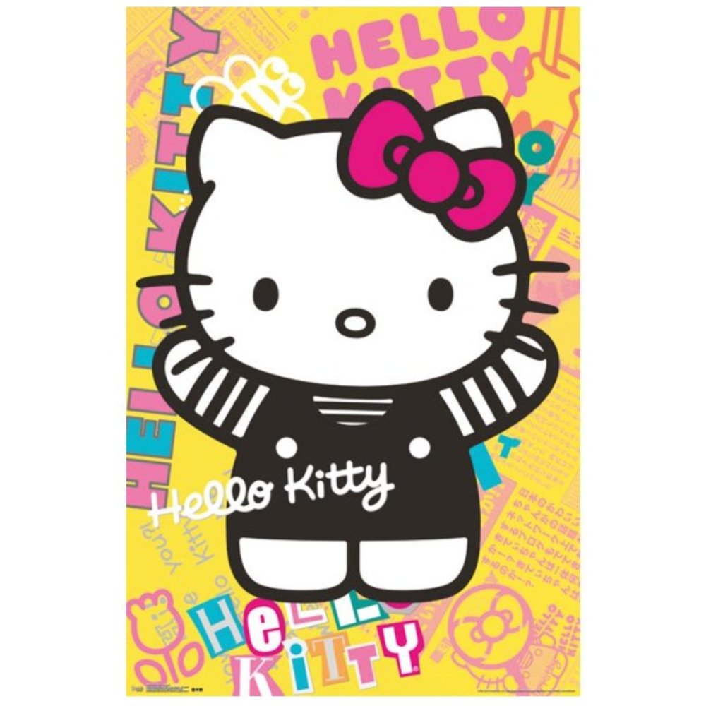 Trends International Hello Kitty Colorful Wall Poster